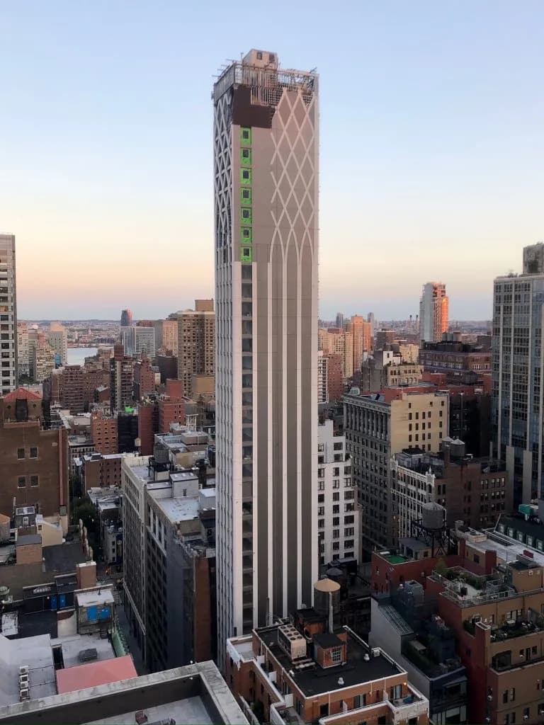 30 East 31st Street's Signature Lattice Cladding Gets Closer to ...