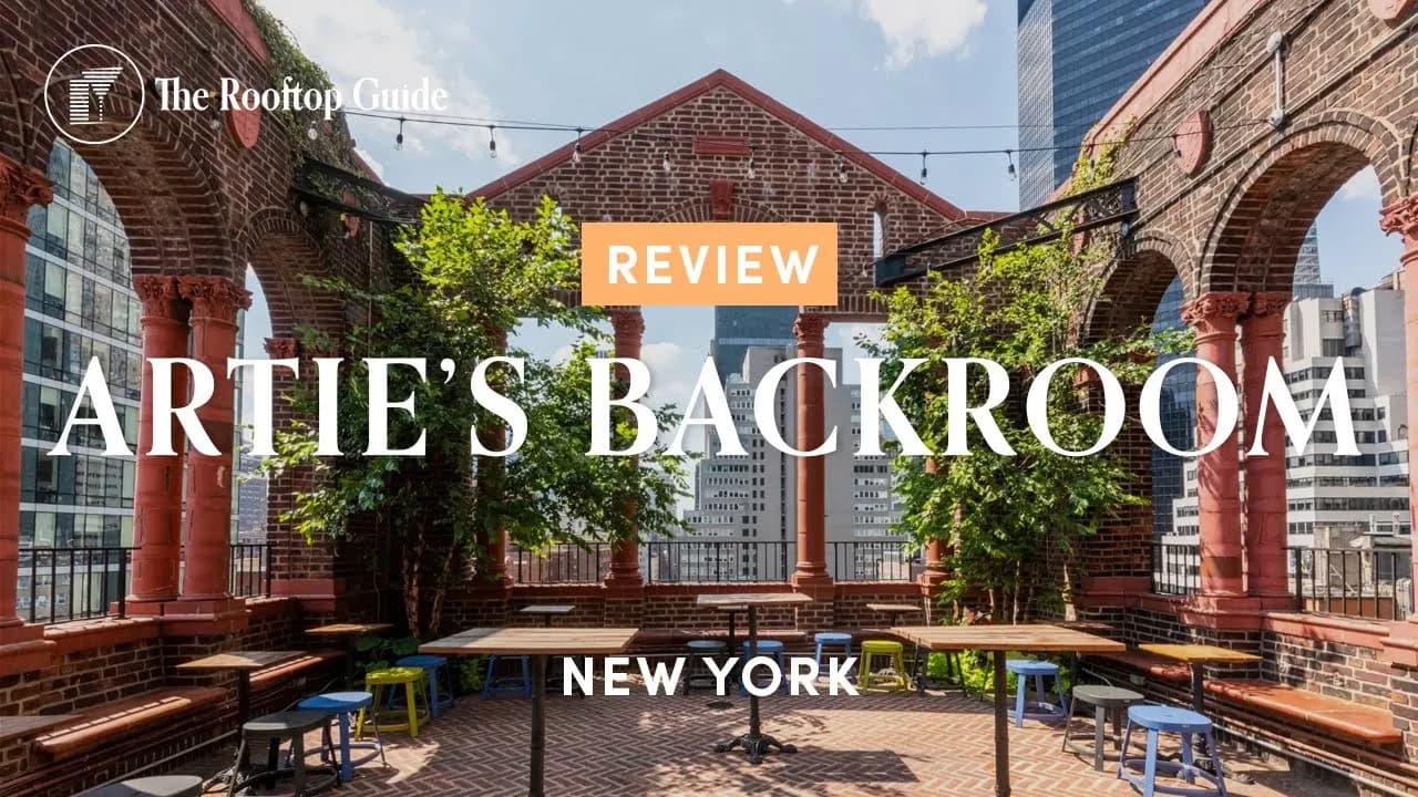 Artie’s Backroom & Rooftop in New York - Review - YouTube