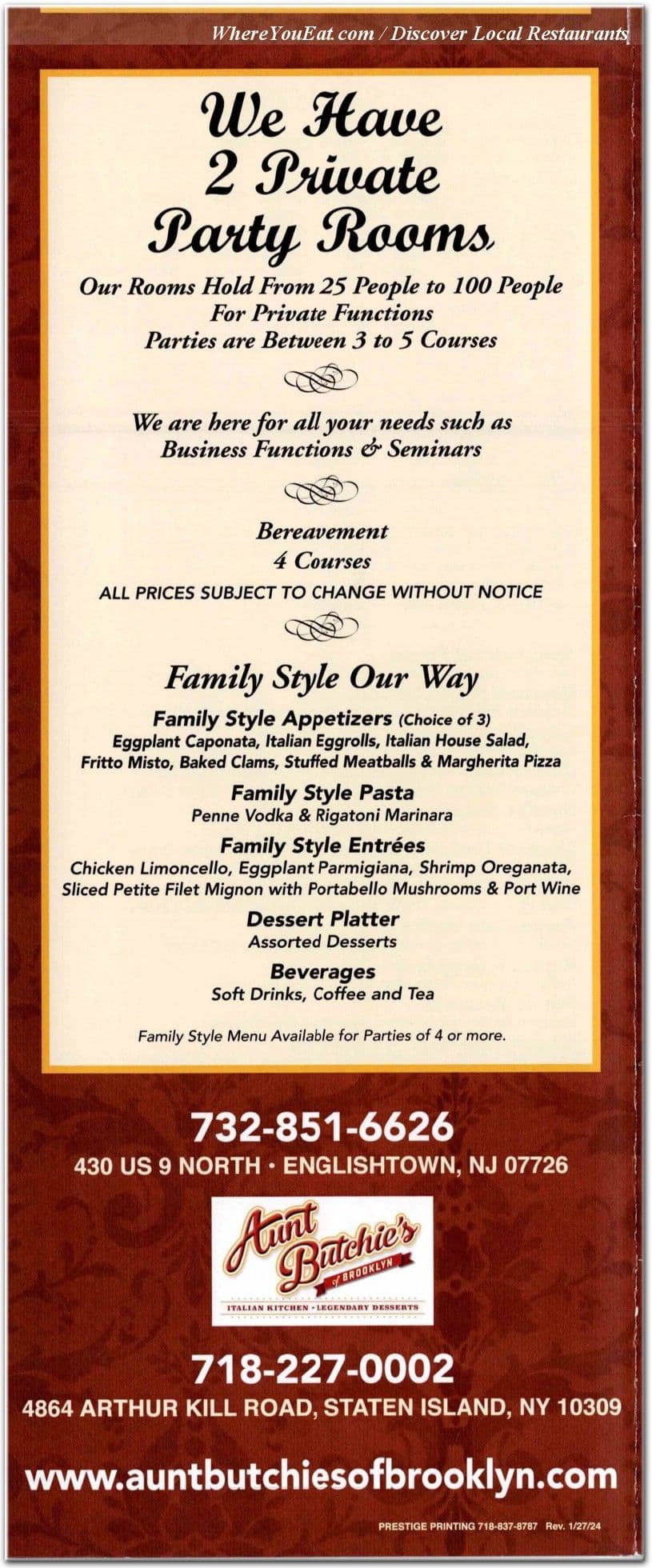 Aunt Butchie's of Brooklyn, 4864 Arthur Kill Rd, Staten Island, NY 10307 - Image 8