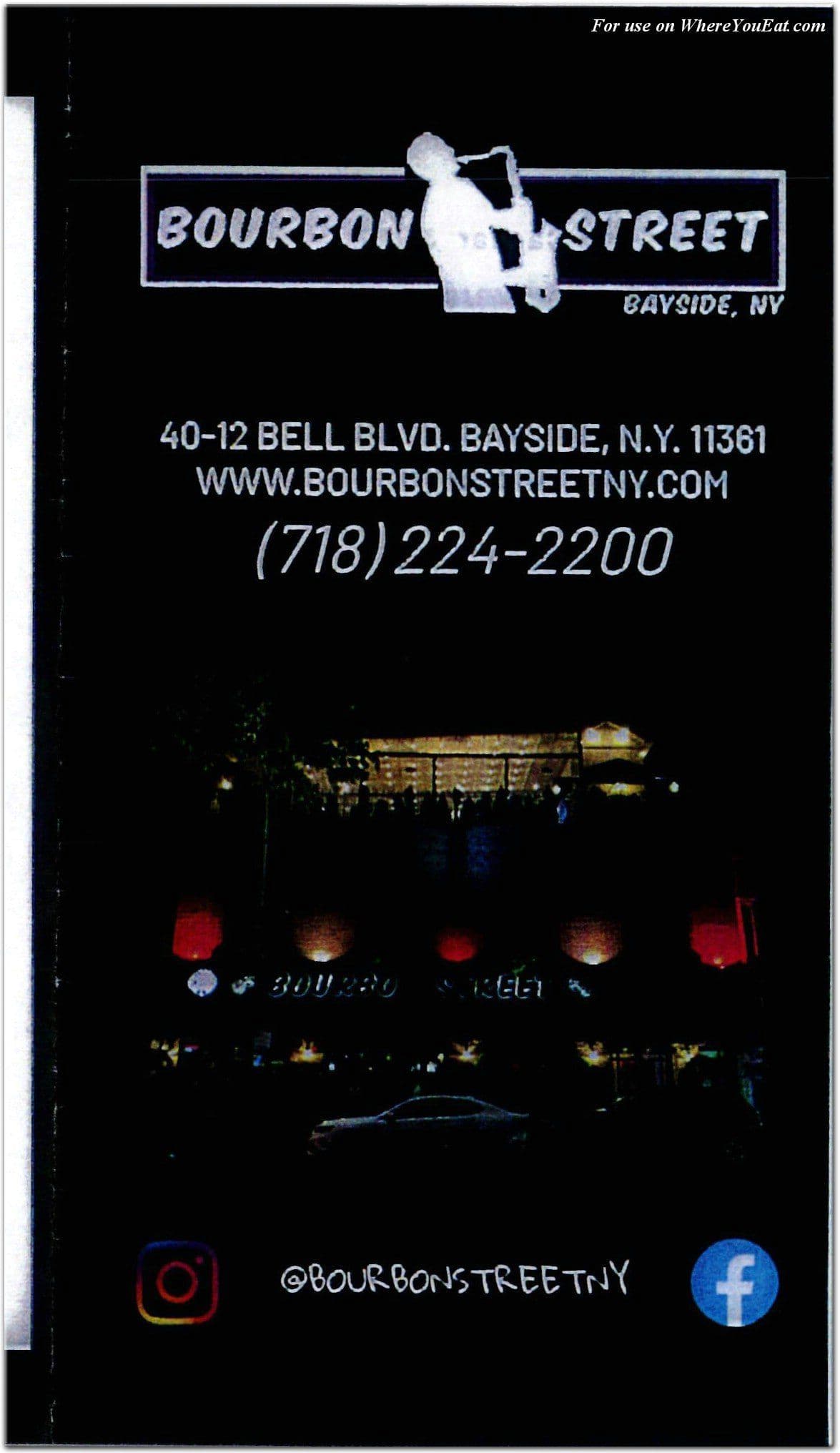 Bourbon Street Restaurant in Queens / Menus & Photos