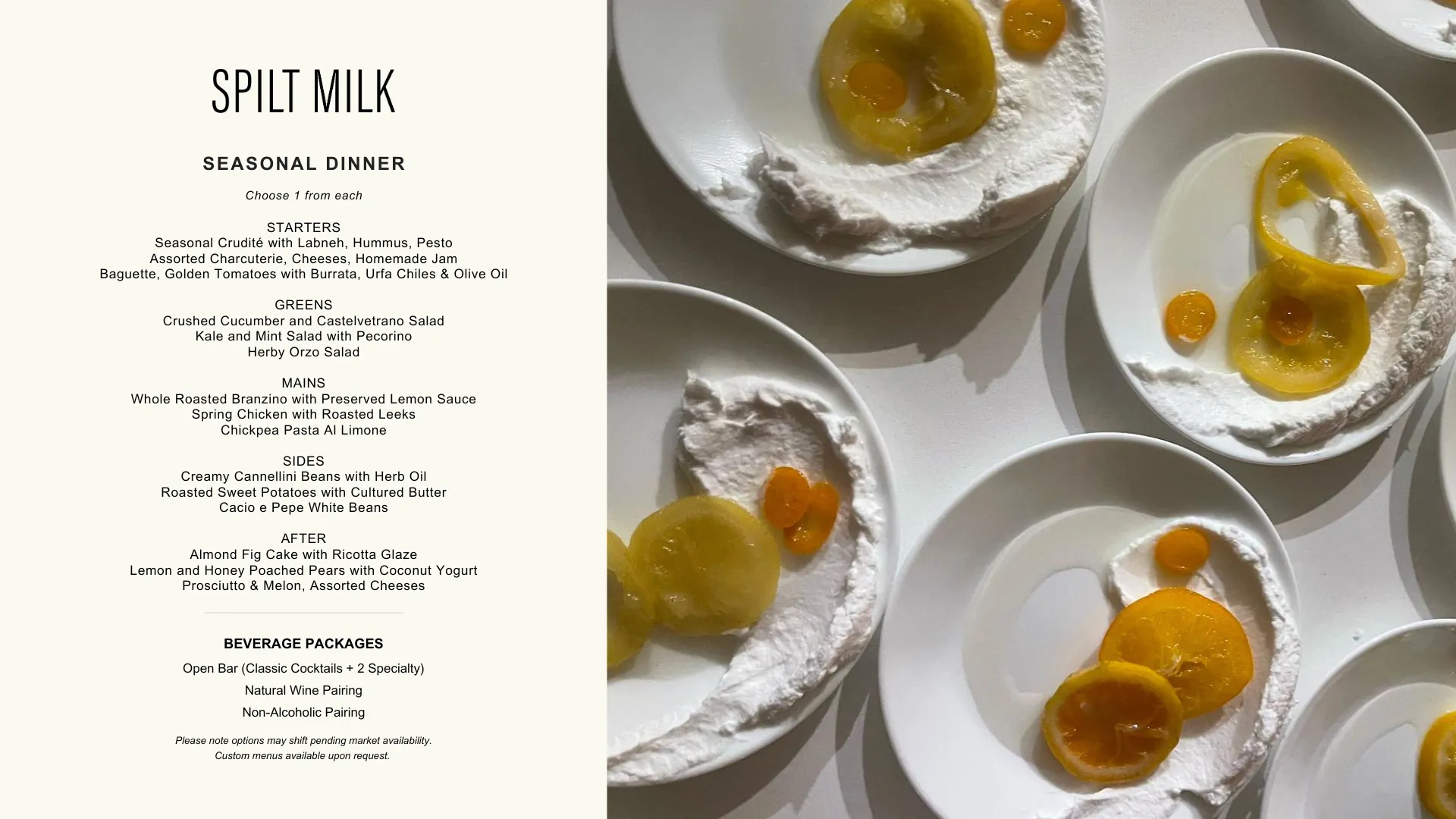 CATERING — LEE'S - Private Dining Room